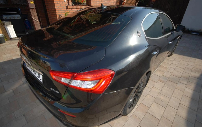 Maserati Ghibli cena 115497 przebieg: 78000, rok produkcji 2015 z Tarnogród małe 781